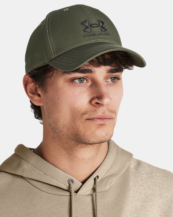 Men's UA Branded Adjustable Cap, Green, pdpMainDesktop image number 2